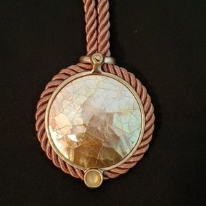 Chico's Reversible Rose Gold necklace- Like New!